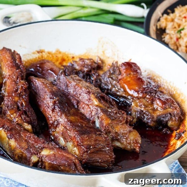 Sticky Slow-Cooked BBQ Ribs You Can Make at Home 8 Sticky, slow-cooked pork ribs