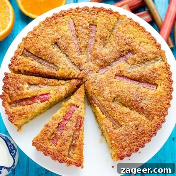 Perfect Battenberg Cake Recipe: Step-by-Step Guide 10 A moist, orange-infused almond cake with juicy rhubarb and amaretto cream.