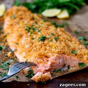 Garlic-Crusted Salmon with Crunchy Bread Topping 5 img 6763 4
