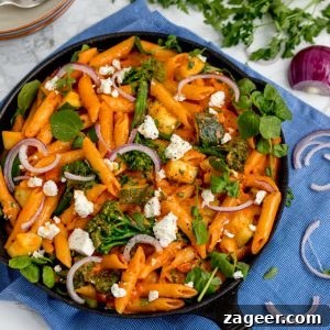 One-Pot Spring Vegetable Tomato and Cheese Pasta 5 img 7078 4