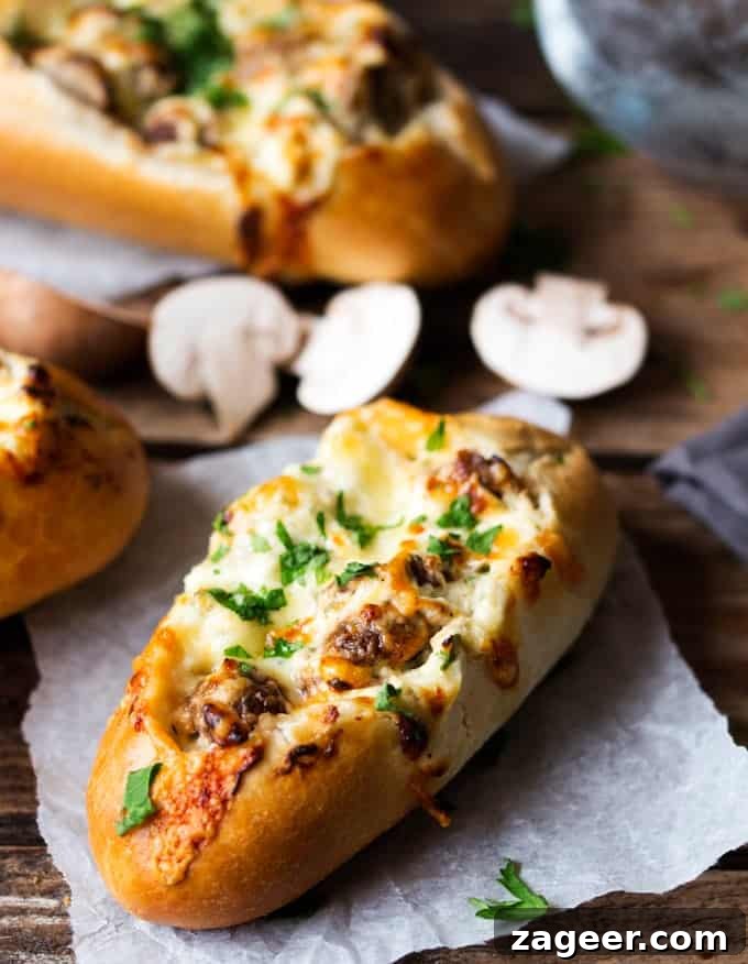 Spinach and Sun-Dried Tomato Cheese-Stuffed Bread Recipe 4 Delicious creamy garlic cheesiness stuffed into petit pains and baked until golden brown.
