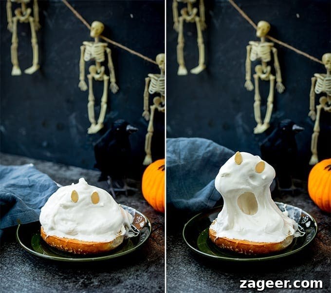 Halloween Scream: Dairy-Free Cheese Recipe for Spooky Snacks 3 Halloween 'Scream Cheese' - a fun take on the party food from Hotel Transylvania. It doesn't actually contain cheese, but the kids will get it straightaway!