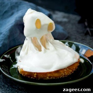 Halloween Scream: Dairy-Free Cheese Recipe for Spooky Snacks 4 Halloween 'Scream Cheese' - finished snack