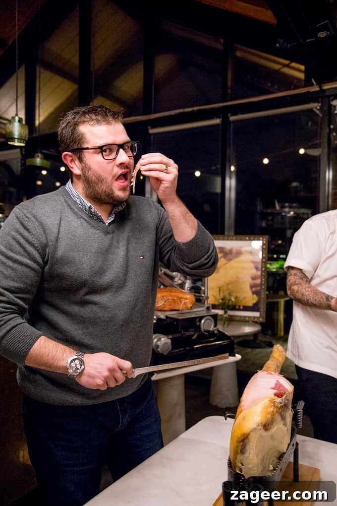 Herb Yorkshire Puddings with Grana Padano Béchamel & Prosciutto di San Daniele 6 Chris Corbishley at Grana Padano Proscuitto di San Daniele event