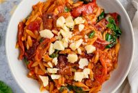 One-Pot Tomato and Bacon Orzo